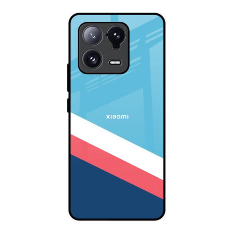 Pink & White Stripes Glossy Case For Mi 13 Pro