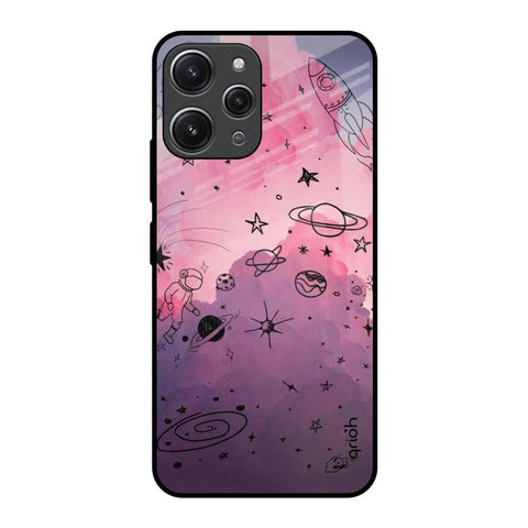 Space Doodles Glossy Case for Redmi 12