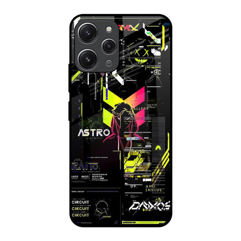 Astro Glitch Glossy Case for Redmi 12