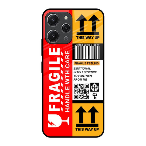 Handle With Care Glossy Case for Redmi 12