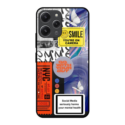 Smile for Camera Glossy Case for Redmi 12