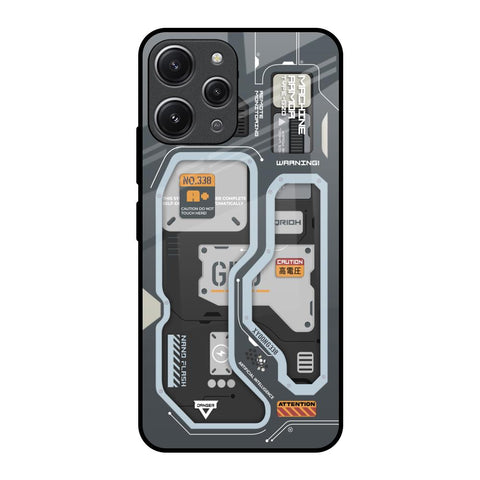 Retro Futuristic Glossy Case for Redmi 12