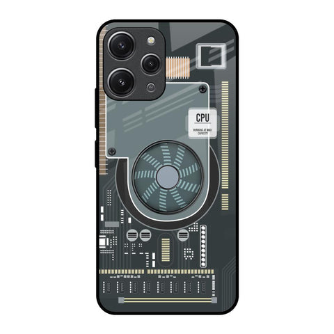 Motherboard Circuit Glossy Case for Redmi 12
