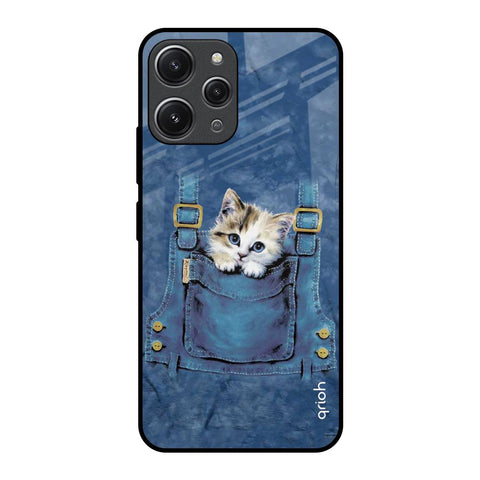 Kitty In Pocket Glossy Case For Redmi 12