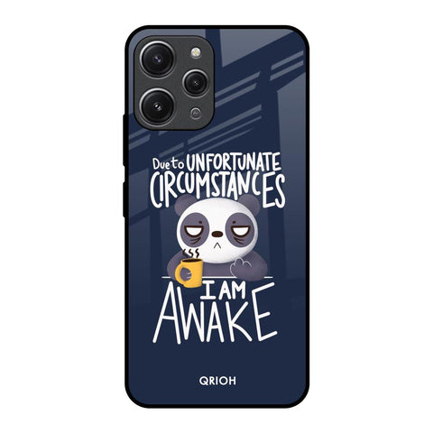 Struggling Panda Glossy Case for Redmi 12