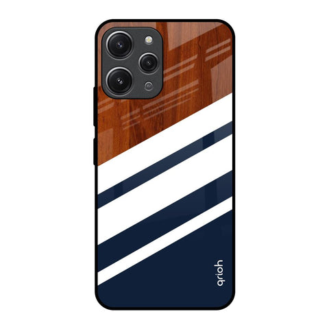 Bold Stripes Glossy Case for Redmi 12