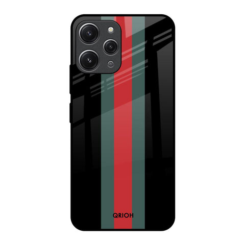 Vertical Stripes Glossy Case for Redmi 12