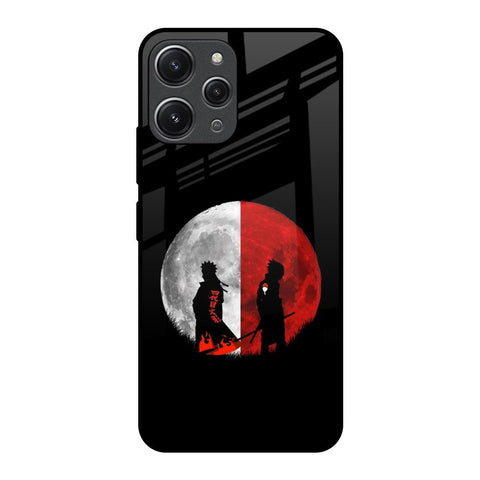 Anime Red Moon Glossy Case for Redmi 12