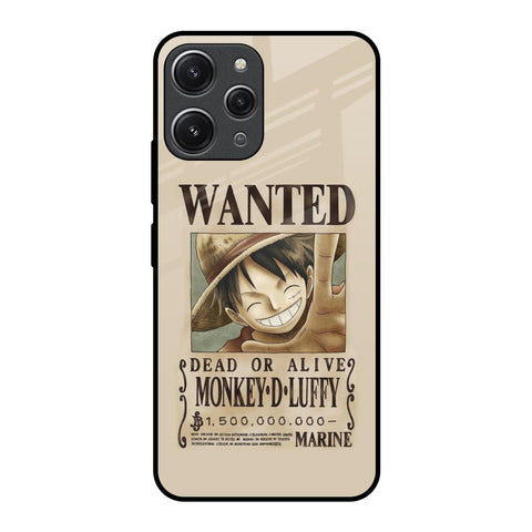 Luffy Wanted Glossy Case for Redmi 12