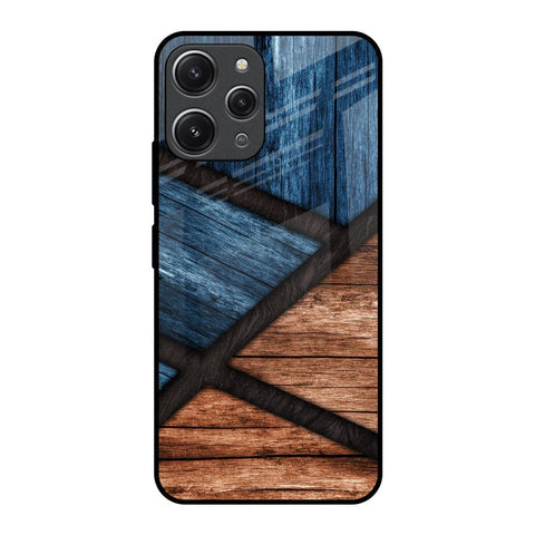 Wooden Tiles Glossy Case for Redmi 12