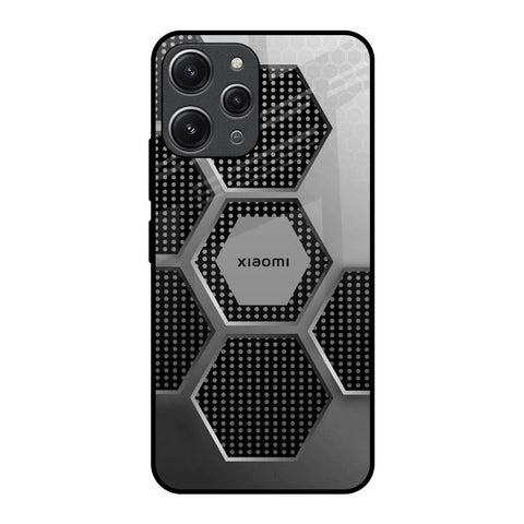 Hexagon Style Glossy Case For Redmi 12