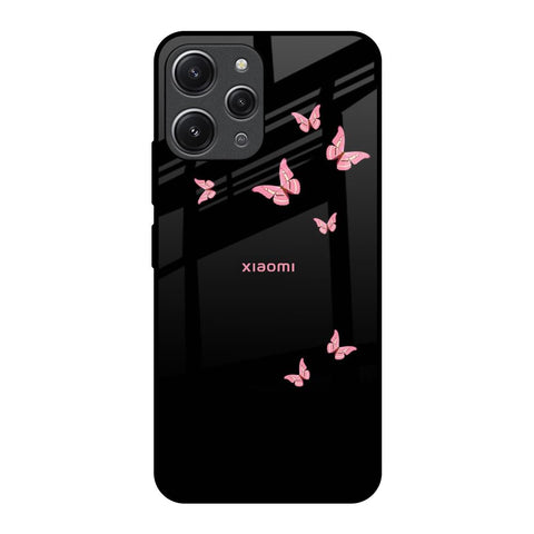 Fly Butterfly Glossy Case for Redmi 12