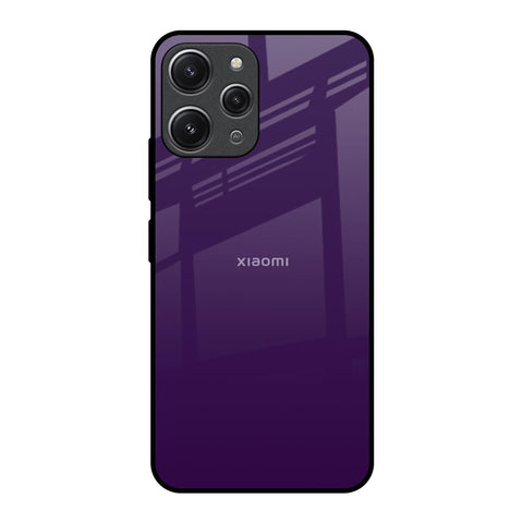 Dark Purple Glossy Case for Redmi 12