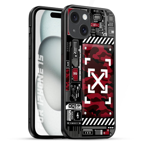Technology Art Glossy Case for iPhone 15