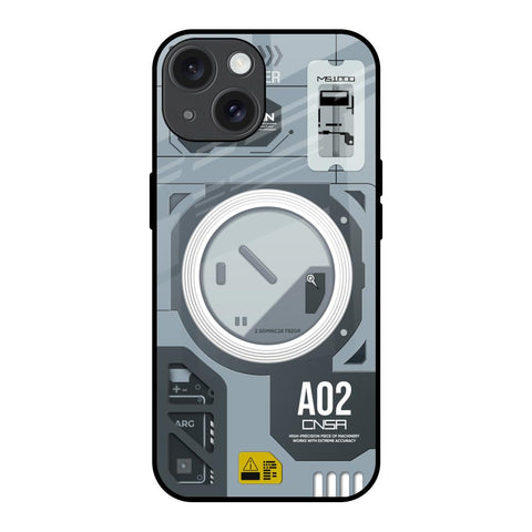 Modern Technology Glossy Case for iPhone 15