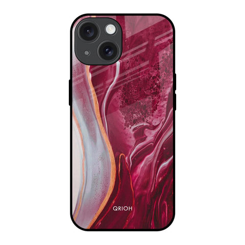 Crimson Ruby Glossy Case for iPhone 15