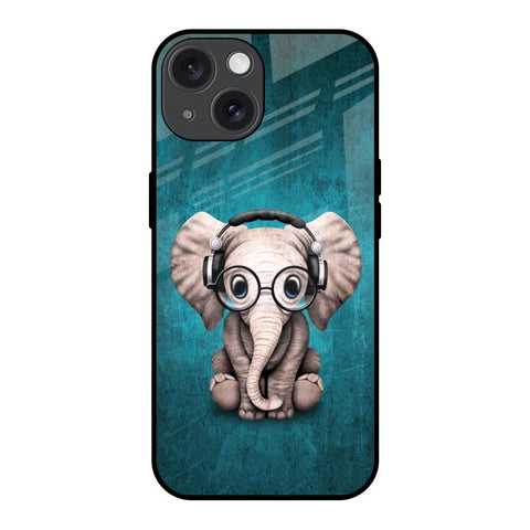 Adorable Baby Elephant Glossy Case For iPhone 15