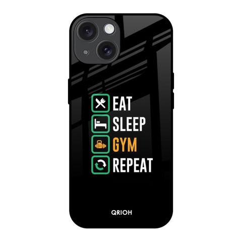 Daily Routine Glossy Case for iPhone 15