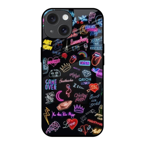 Accept The Mystery Glossy Case for iPhone 15