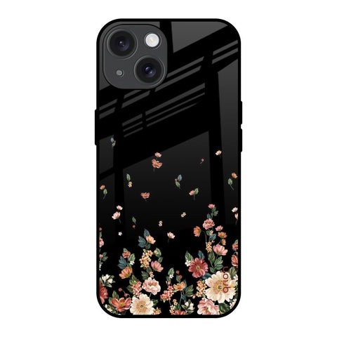 Floating Floral Print Glossy Case for iPhone 15