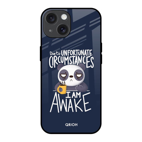 Struggling Panda Glossy Case for iPhone 15