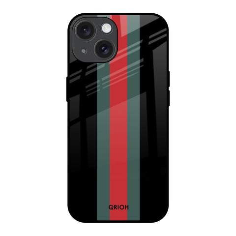 Vertical Stripes Glossy Case for iPhone 15