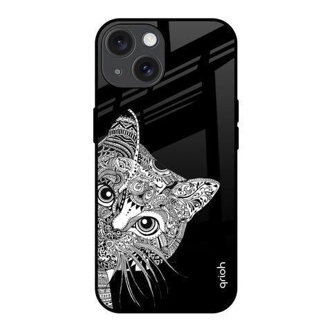 Kitten Mandala Glossy Case for iPhone 15