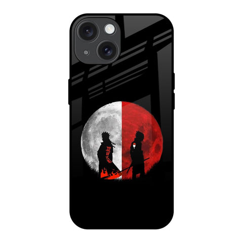 Anime Red Moon Glossy Case for iPhone 15