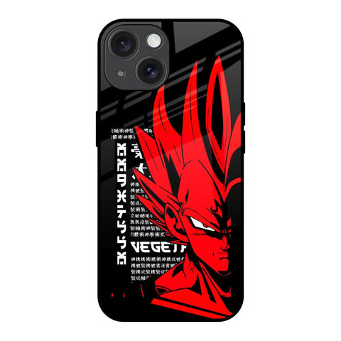 Red Vegeta Glossy Case for iPhone 15