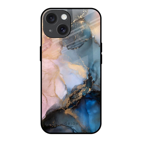 Marble Ink Abstract Glossy Case for iPhone 15