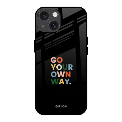 Go Your Own Way Glossy Case for iPhone 15