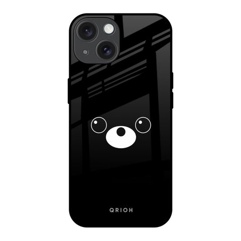 Cute Bear Glossy Case for iPhone 15