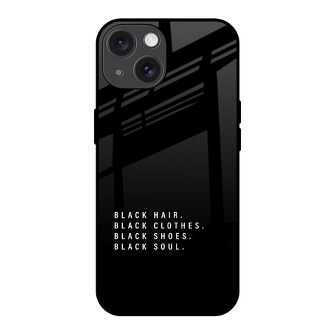Black Soul Glossy Case for iPhone 15