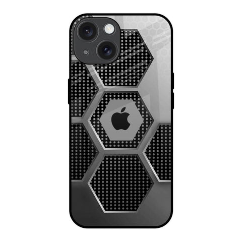 Hexagon Style Glossy Case For iPhone 15