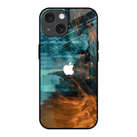 Golden Splash Glossy Case for iPhone 15