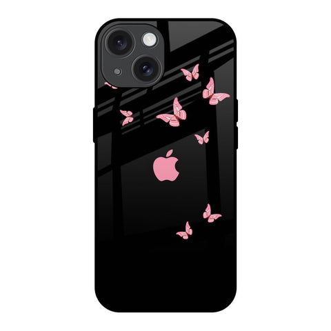 Fly Butterfly Glossy Case for iPhone 15