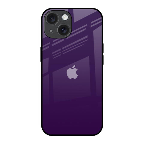 Dark Purple Glossy Case for iPhone 15