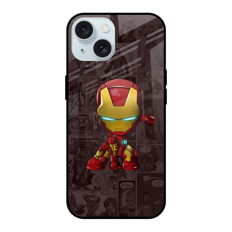 Angry Baby Super Hero Glossy Case for iPhone 15