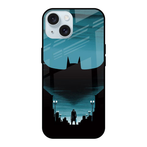 Cyan Bat Glossy Case for iPhone 15