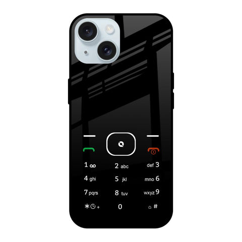 Classic Keypad Pattern Glossy Case for iPhone 15