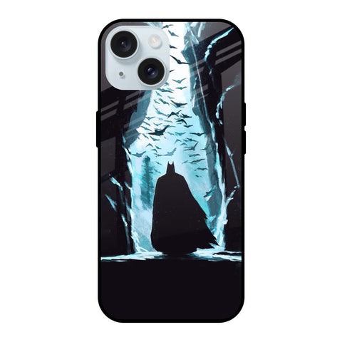 Dark Man In Cave Glossy Case for iPhone 15
