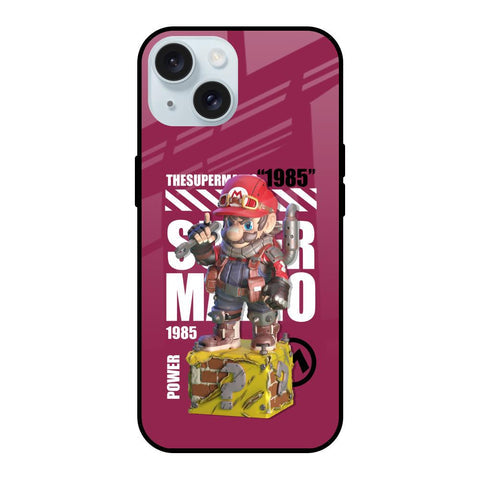 Gangster Hero Glossy Case for iPhone 15
