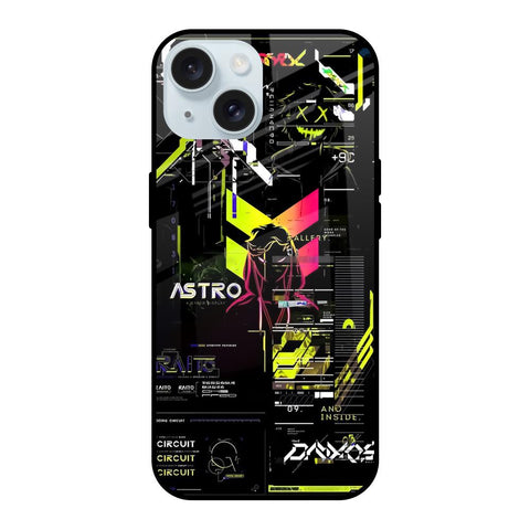 Astro Glitch Glossy Case for iPhone 15