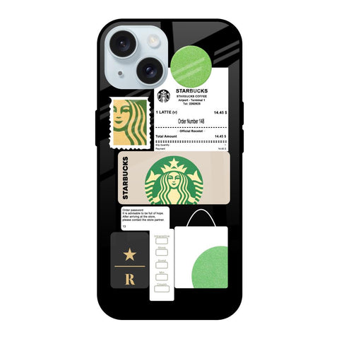 Coffee Latte Glossy Case for iPhone 15