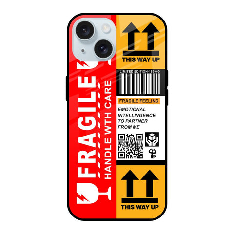 Handle With Care Glossy Case for iPhone 15