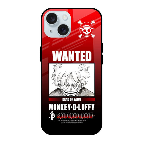 Luffy Wanted Glossy Case for iPhone 15