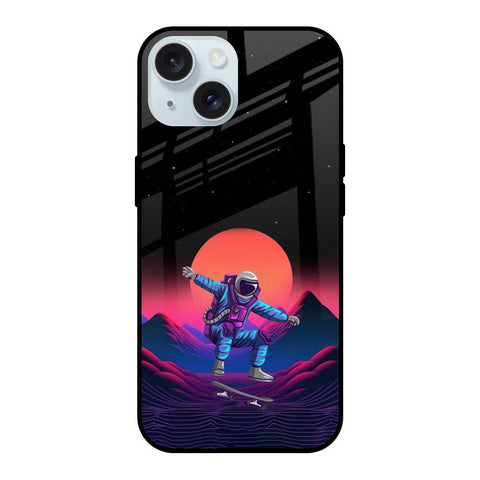 Retro Astronaut Glossy Case for iPhone 15