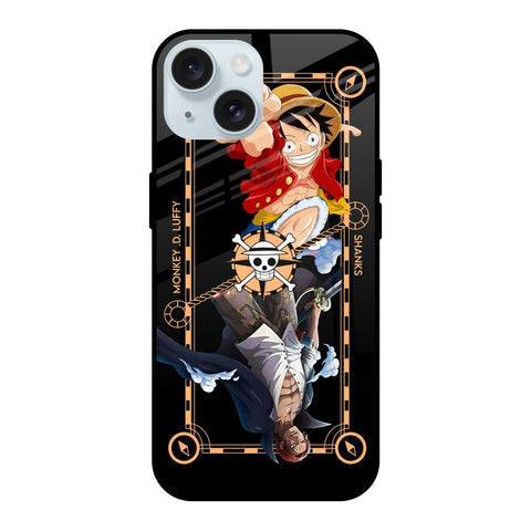 Shanks & Luffy Glossy Case for iPhone 15
