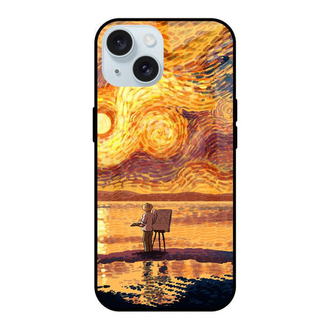 Sunset Vincent Glossy Case for iPhone 15
