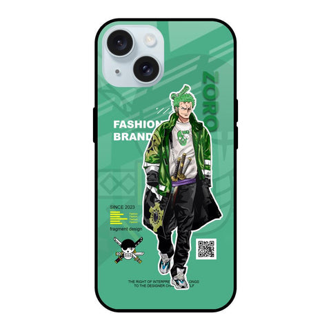 Zoro Bape Glossy Case for iPhone 15